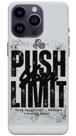 Push Your Limits ā iPhone 15 Pro Max Cover - versevogue