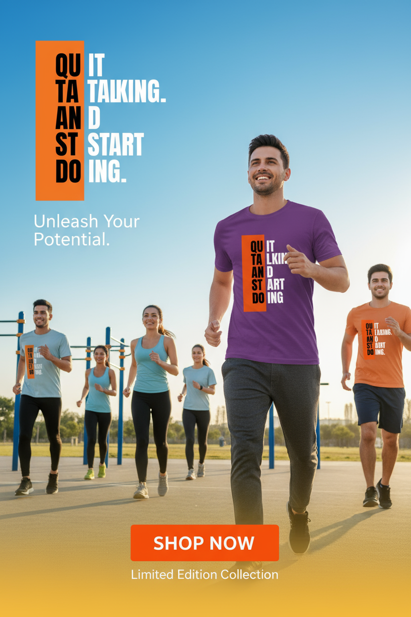 Quit Talking, Start Doing Banner